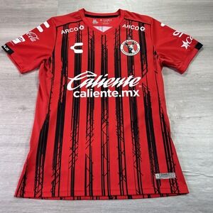 Charly Club Tijuana Xolos Jersey Mens Medium Red Black Soccer Caliente Liga MX